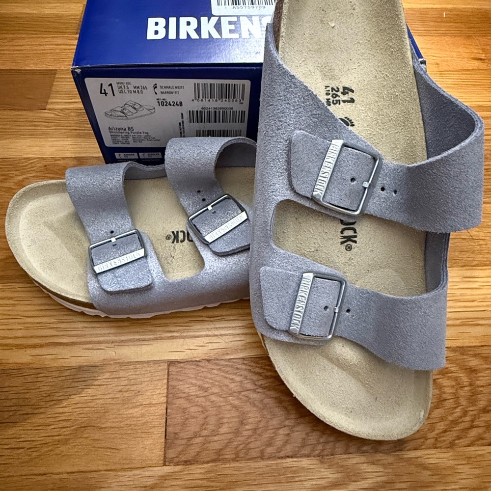 Brand New Women’s Birkenstock Sandals - Shimmering Purple Fog